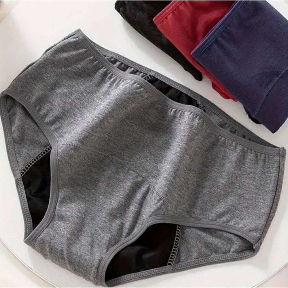 Womens Menstrual Period Anti-Leak Full Coverage Panties 2XL -B